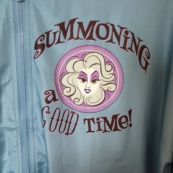 Disney Haunted Mansion Blue Windbreaker Jacket Size M - Picture 5 of 8